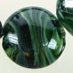 Große Linse marmoriert 20mm glänzend grün