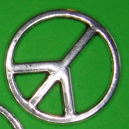 Peace Zeichen Friedenszeichen Zwischenstück Anhänger
