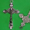 Kreuz mit Jesus figur Kelch Metallanhänger